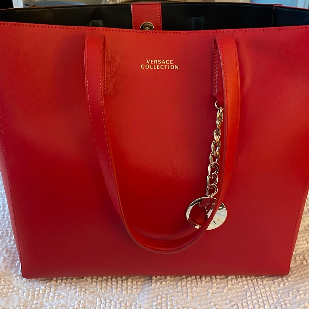 VERSACE EPI Leather Tote bag